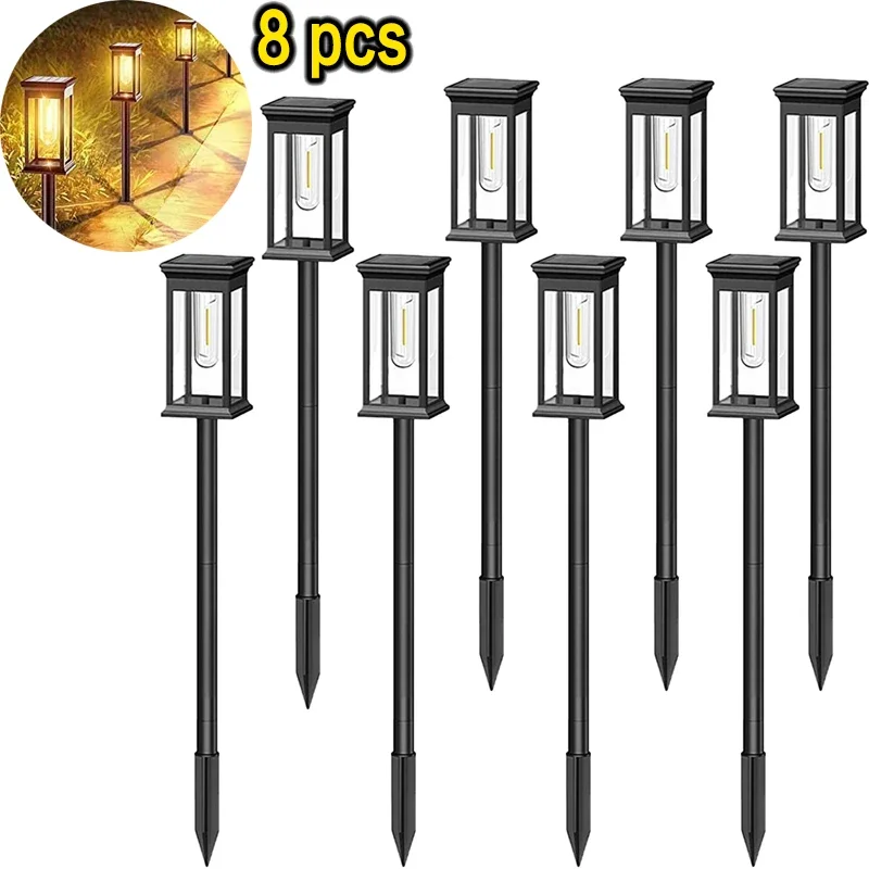 La voie solaire allume la lampe solaire extérieure de jardin de voie imperméabilisent les lumières de paysage allée de passerelle pelouse Patio jardin décoratif - Image 10