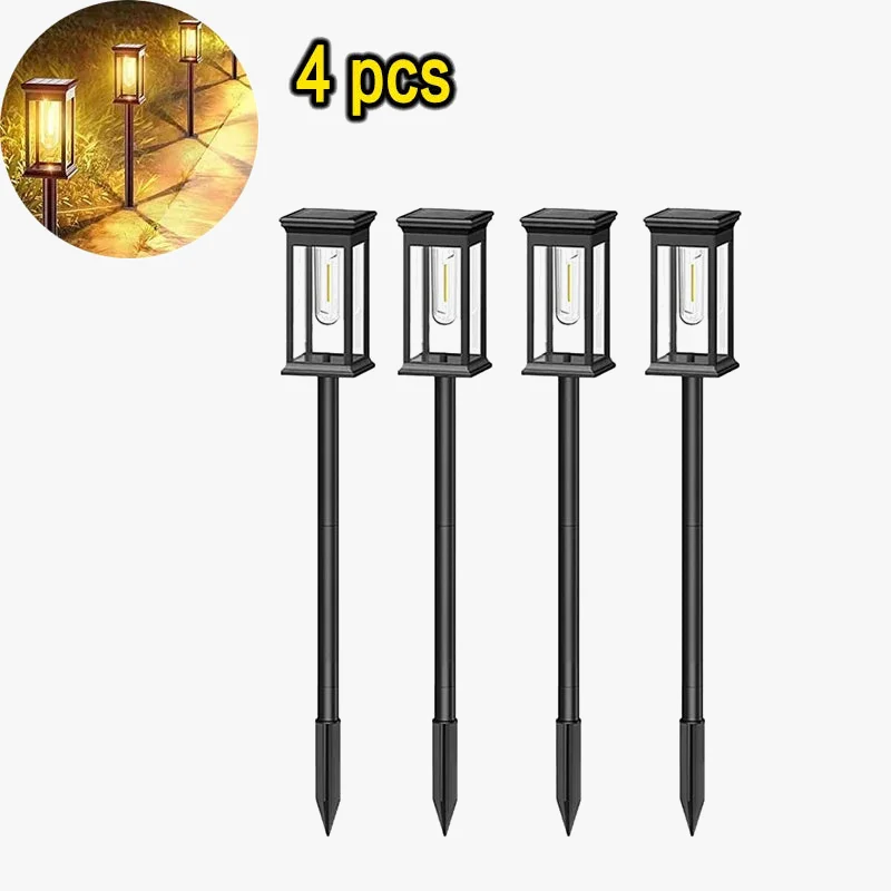 La voie solaire allume la lampe solaire extérieure de jardin de voie imperméabilisent les lumières de paysage allée de passerelle pelouse Patio jardin décoratif - Image 6