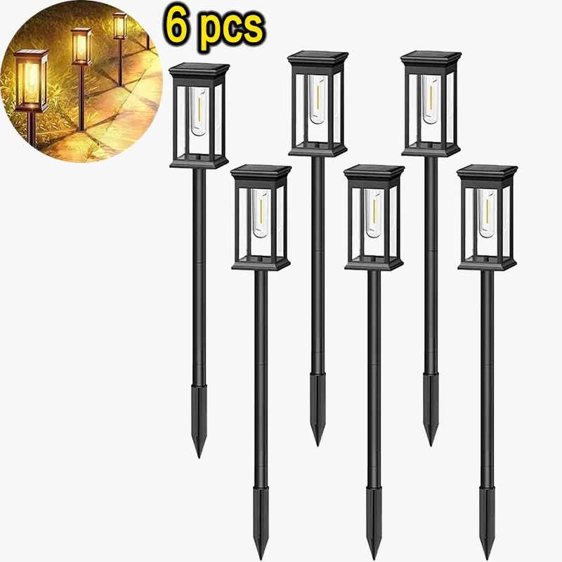 La voie solaire allume la lampe solaire extérieure de jardin de voie imperméabilisent les lumières de paysage allée de passerelle pelouse Patio jardin décoratif - Image 7