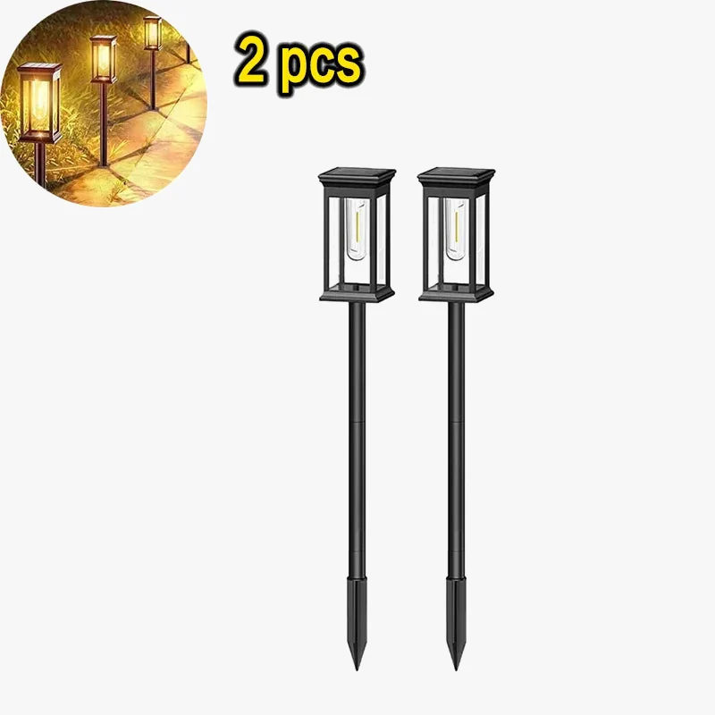 La voie solaire allume la lampe solaire extérieure de jardin de voie imperméabilisent les lumières de paysage allée de passerelle pelouse Patio jardin décoratif - Image 8