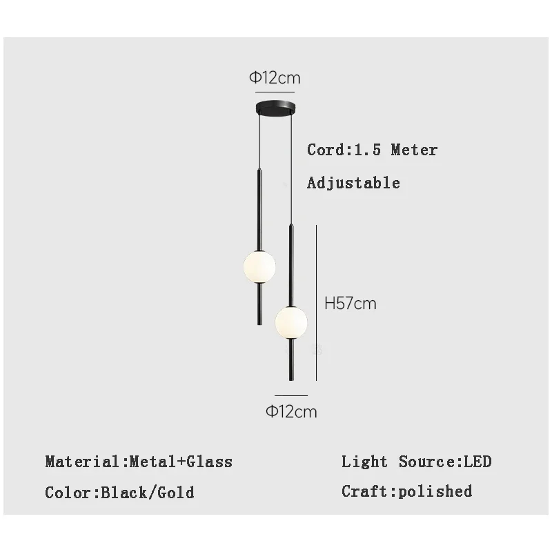 Lamp Gold Elegant Pendant Light, Modern 1-Light Ceiling Hanging Light Fixture In Gold Finish ,ideal For Bedroom Living Room, Bu - Image 6