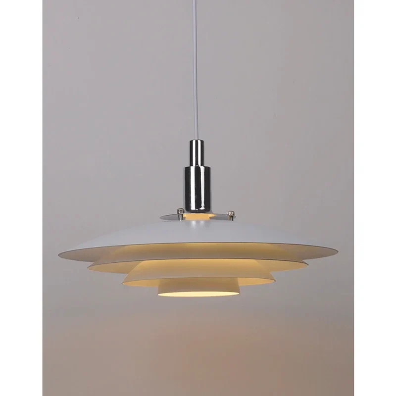 Lamp Mid Century Pendant Light Creative Modern Gradient White Red UFO Adjustable Light Fixture Dining Room Kitchen chandeliers - Image 5