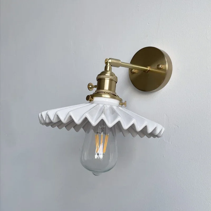 Lamp Modern LED Minimalist Creative Pendant Light, White Ceramic Pendant Lamp For Bedroom Bedside Bar Living Room Kitchen Isla - Image 3