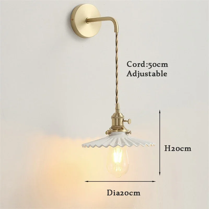 Lamp Modern LED Minimalist Creative Pendant Light, White Ceramic Pendant Lamp For Bedroom Bedside Bar Living Room Kitchen Isla - Image 7