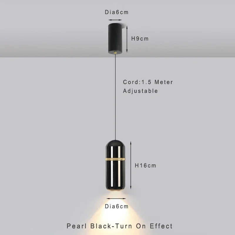 Lamp Modern Pendant Lighting Fixtures LED 5W Nordic Metal Mini Chandelier Creative Indoor Decor Small Hanging Ceiling Light For - Image 9