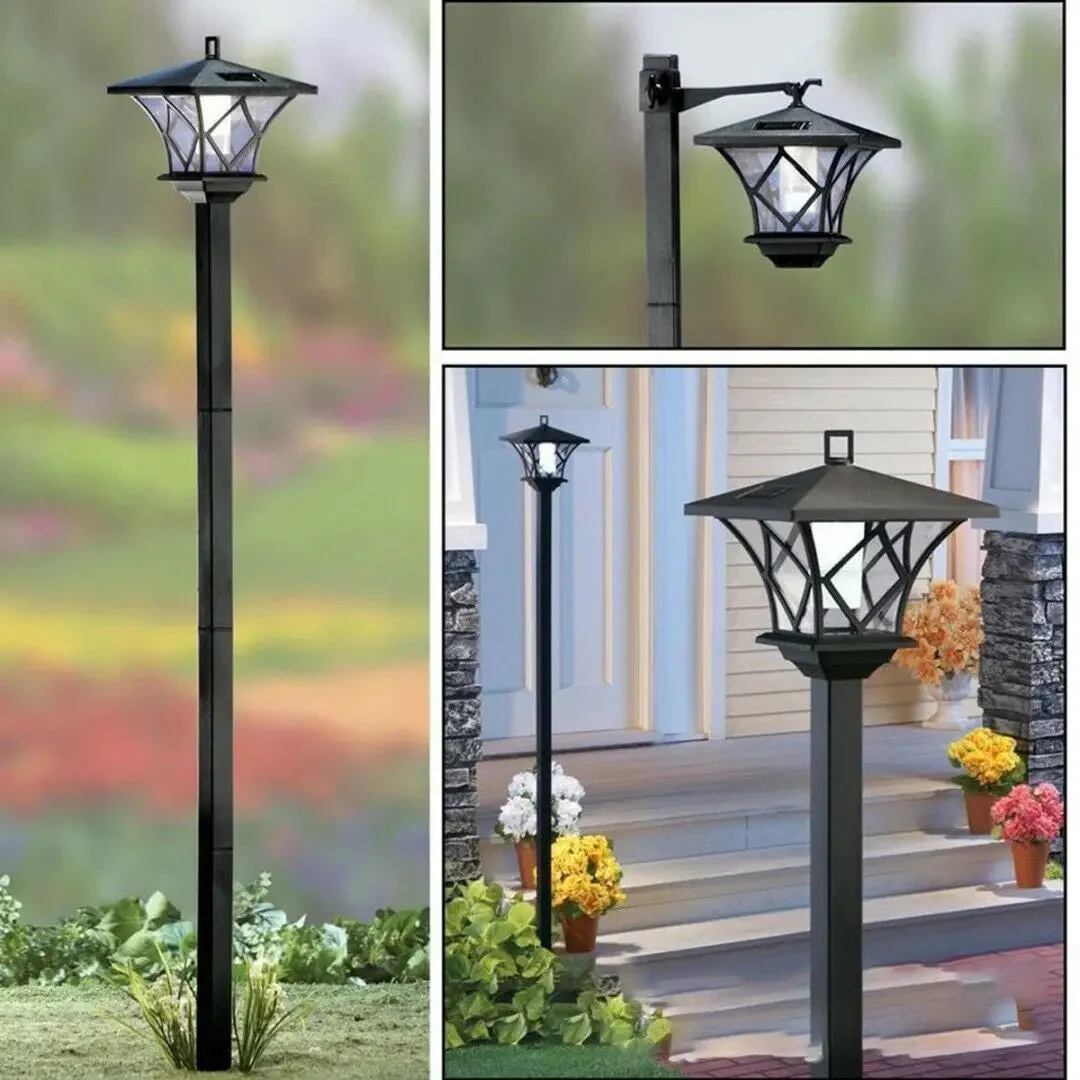 lampadaire de jardin solaire décoratif à énergie LED - Image 3