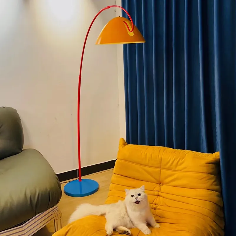 Lampadaire De mise à niveau mobile pour chambre d'enfants mignon esthétique Unique lampadaire contemporain pêche Lampara De Piso décoration De la maison