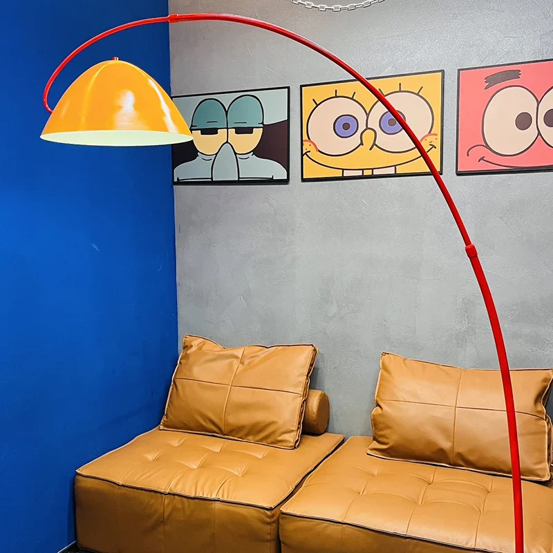 Lampadaire De mise à niveau mobile pour chambre d'enfants mignon esthétique Unique lampadaire contemporain pêche Lampara De Piso décoration De la maison - Image 3