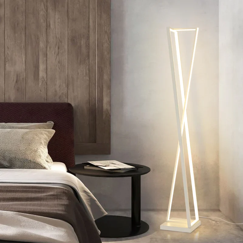 lampadaire design moderne style nordique simple sur pied - Image 4