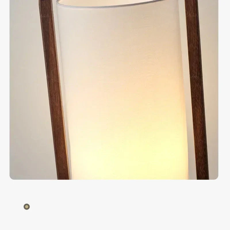 lampadaire en bois japonais wabi sabi pour décoration intérieure ambiance zen - Image 6