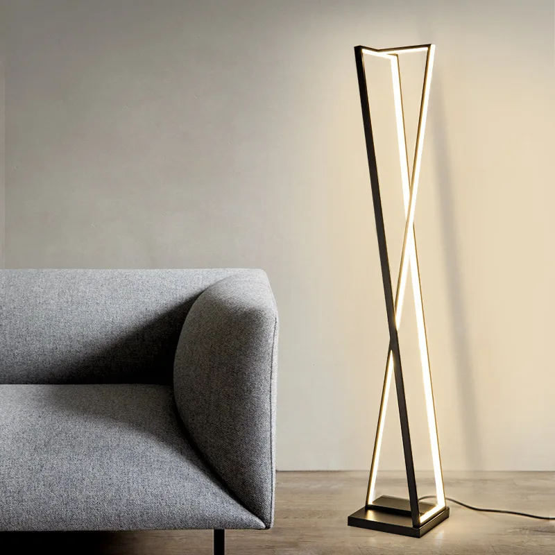 Lampadaire géométrique en forme de croix nordique - Image 3