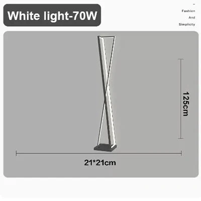 Lampadaire géométrique en forme de croix nordique - Image 7