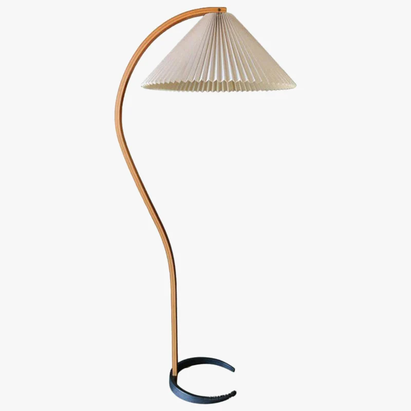 Lampadaire LED en bois massif au design nordique moderne - Image 6