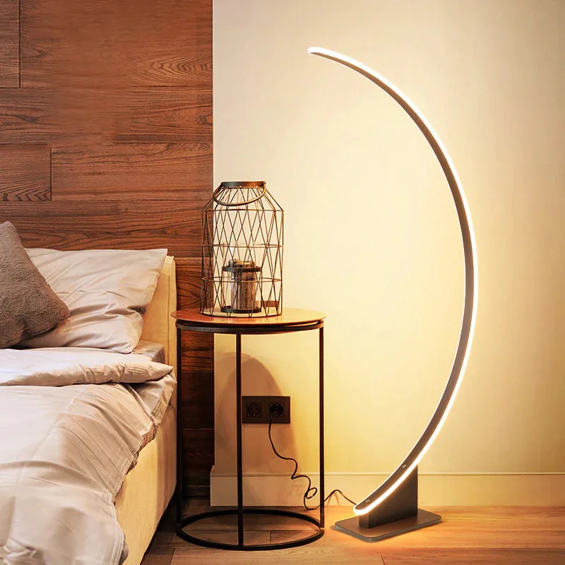 Lampadaire Led en forme d'arc nordique - Image 6