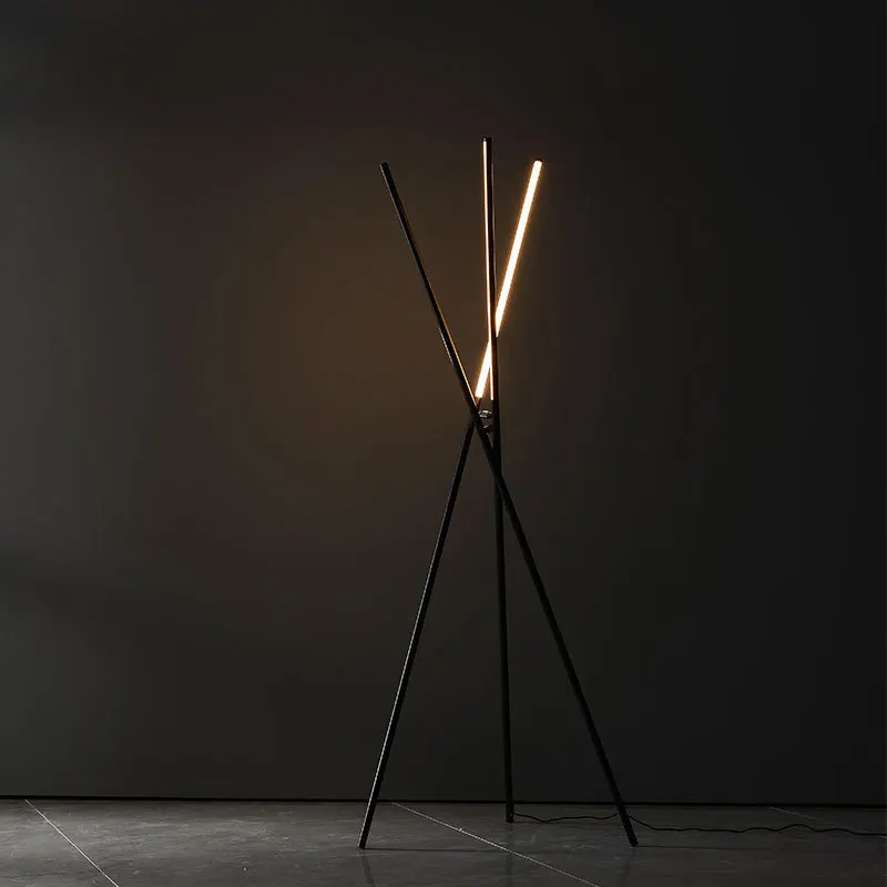 Lampadaire LED minimaliste et créatif en aluminium - Image 5