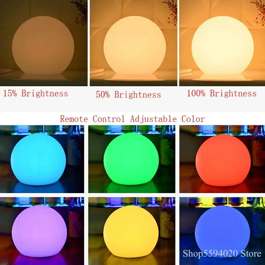 lampadaire LED moderne à boules pour décoration intérieure et extérieure - Image 4