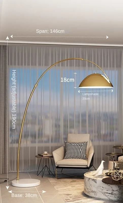 Lampadaire moderne et Simple en fer - Image 14