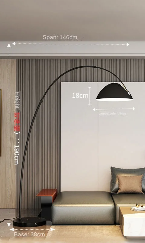 Lampadaire moderne et Simple en fer - Image 9