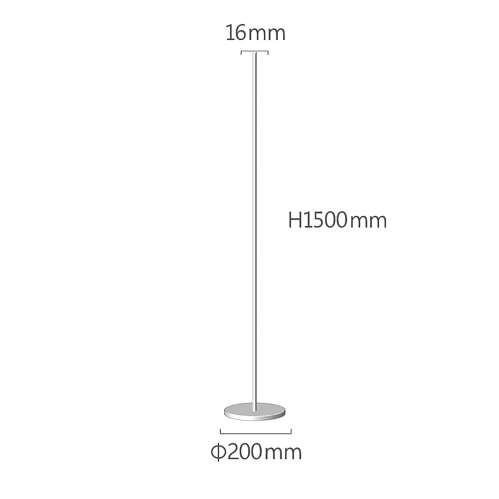 lampadaire moderne minimaliste à led pour intérieur élégant - Image 9