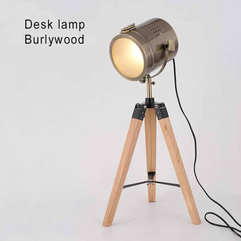 lampadaire nordique LED en bois massif pour intérieur moderne - Image 8