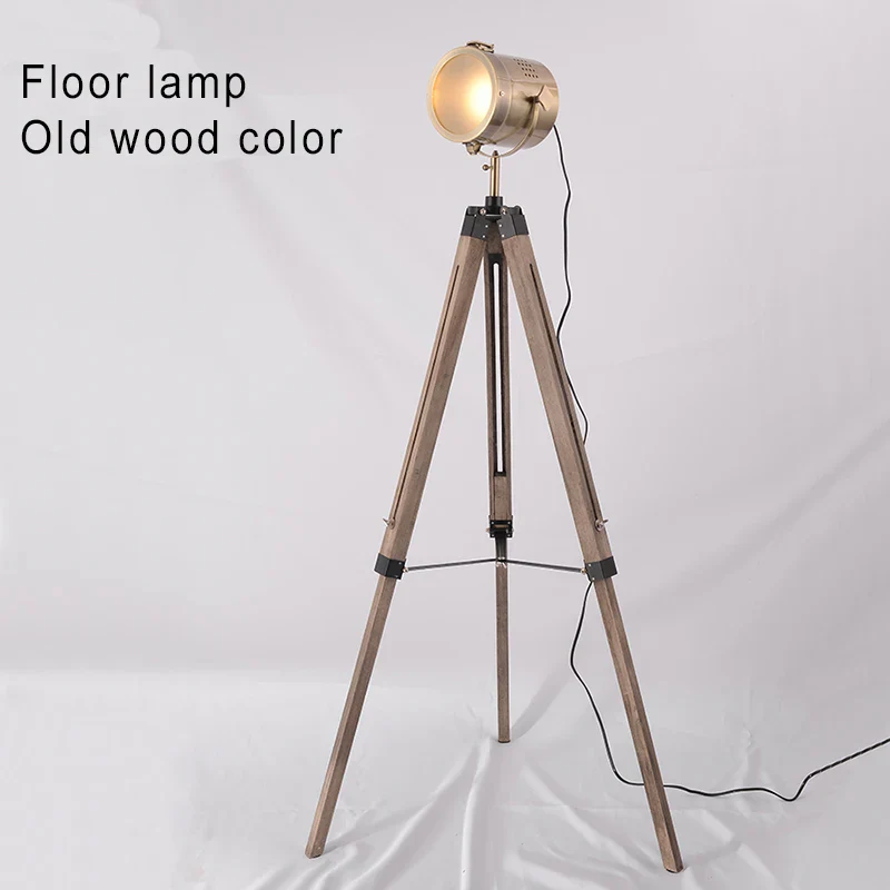 lampadaire nordique LED en bois massif pour intérieur moderne - Image 9
