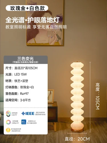 Lampadaire nordique moderne pour salon - Image 15