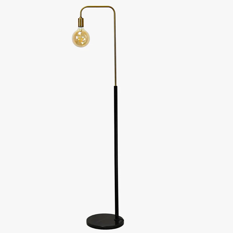 lampadaire rétro en laiton led au design créatif minimaliste - Image 6