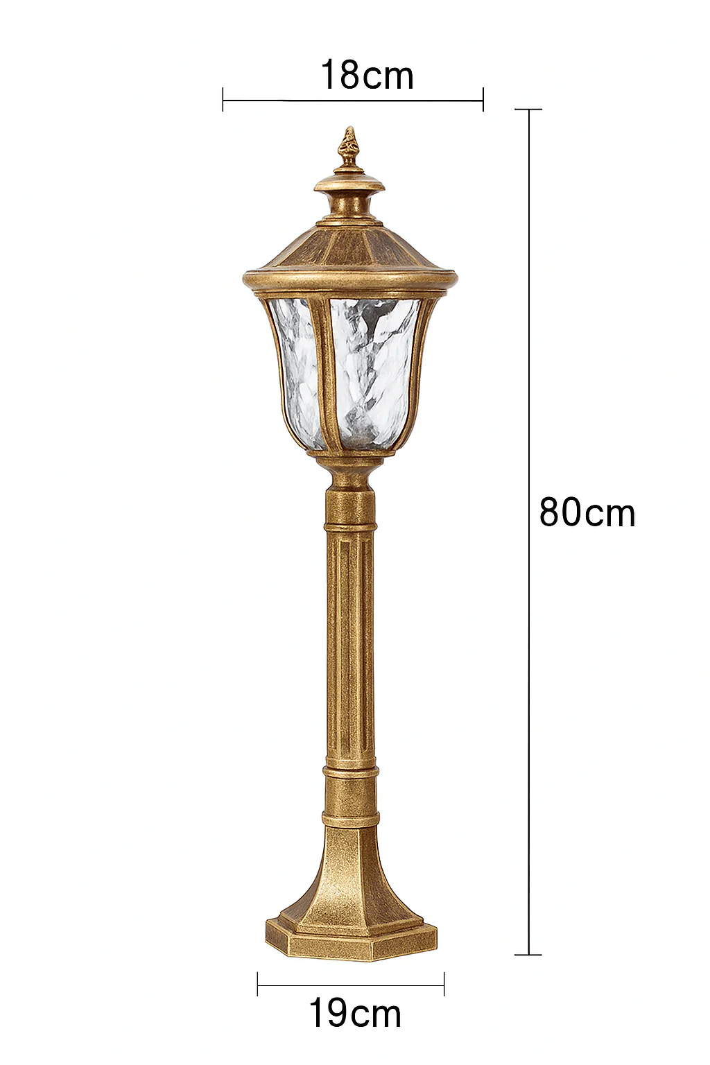 lampadaire rétro pour jardin et allées extérieures - Image 8