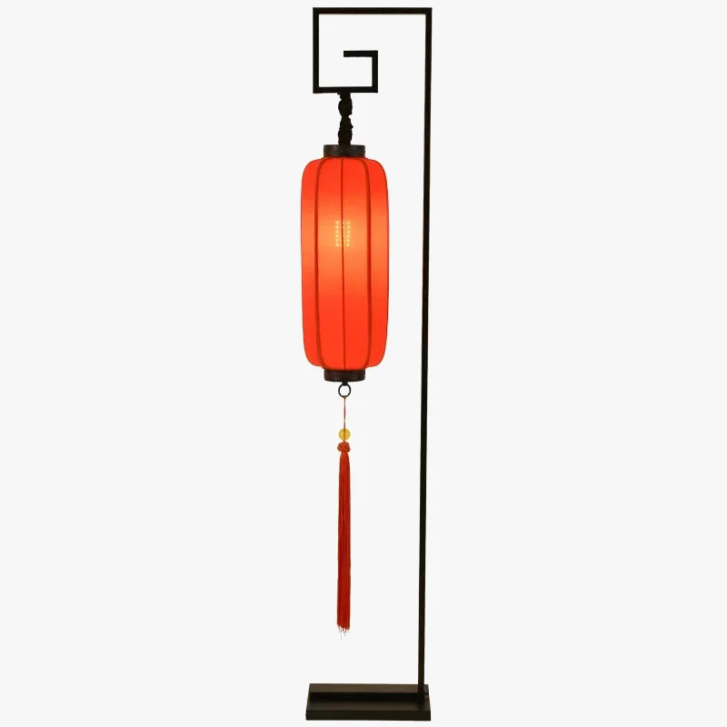 lampadaire rétro zen chinois pour décoration moderne intérieure - Image 3
