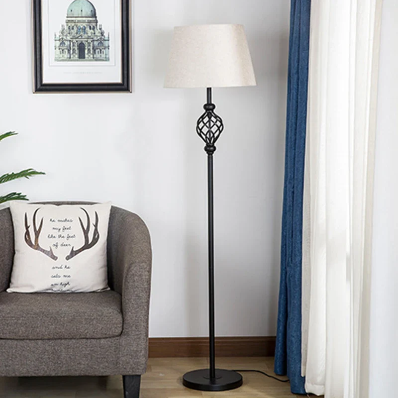lampadaire simple rétro en fer pour intérieur - Image 3