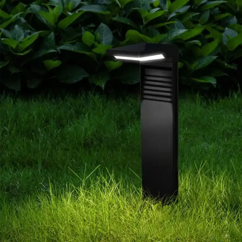 lampadaire solaire moderne pour jardin et cour décorative - Image 6