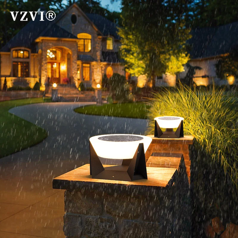 lampadaire solaire moderne pour jardin et terrasse - Image 4