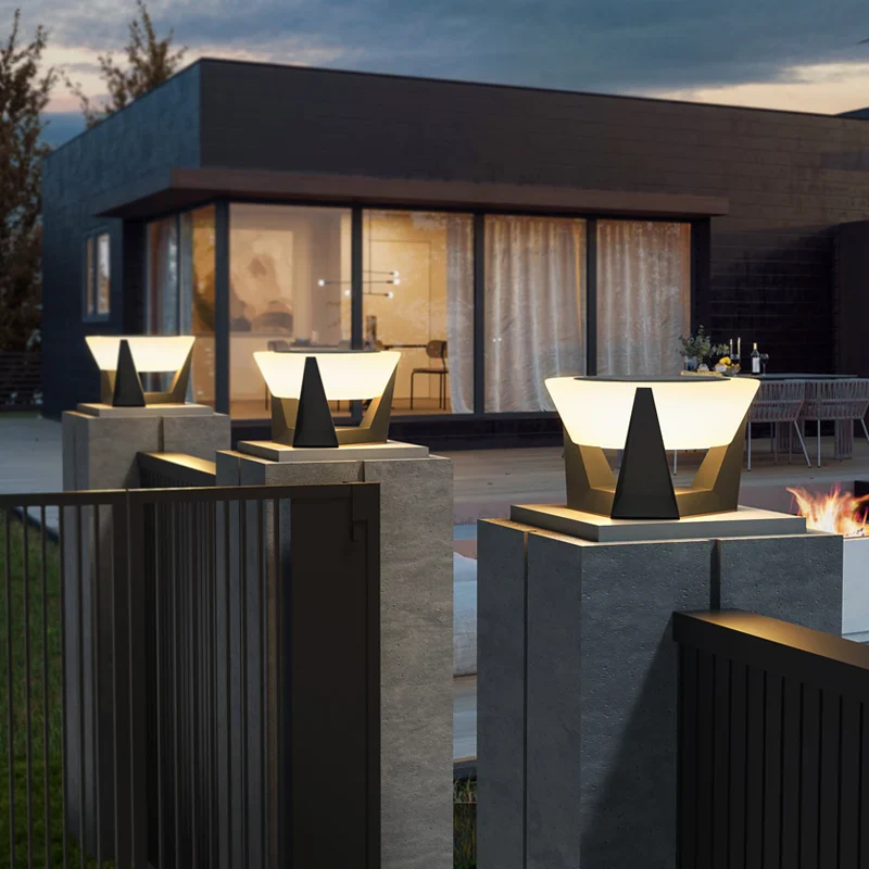 lampadaire solaire moderne pour jardin et terrasse - Image 6