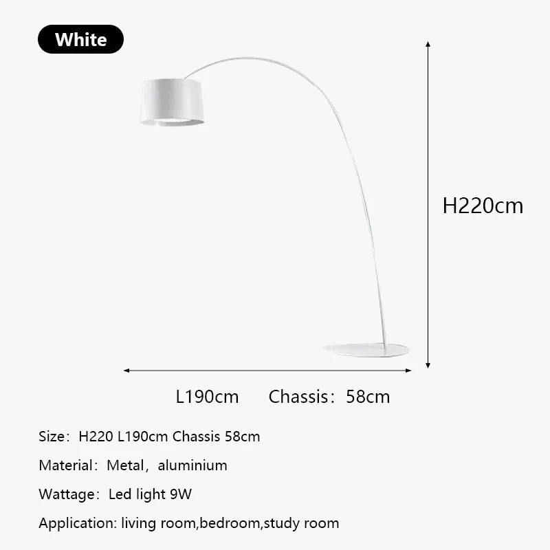 lampadaire twiggy lampe de sol design minimaliste pour lecture et étude - Image 8