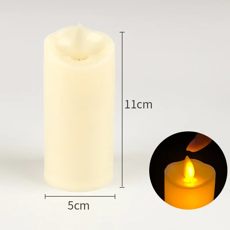 lampe à bougie électrique sans flamme pour décorations de mariage et fêtes - Image 10