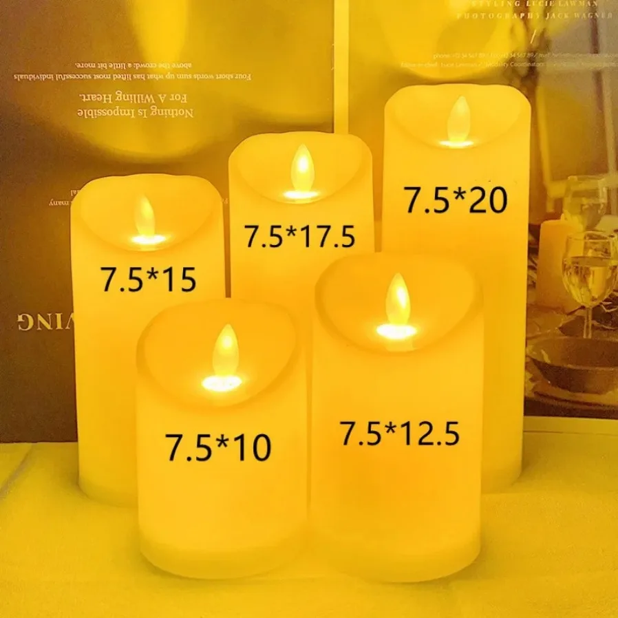 lampe à bougie électrique sans flamme pour décorations de mariage et fêtes - Image 3