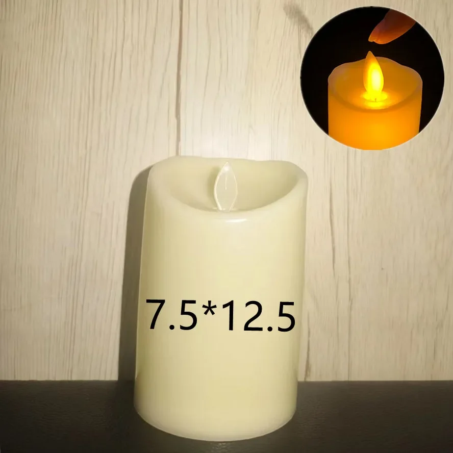 lampe à bougie électrique sans flamme pour décorations de mariage et fêtes - Image 8
