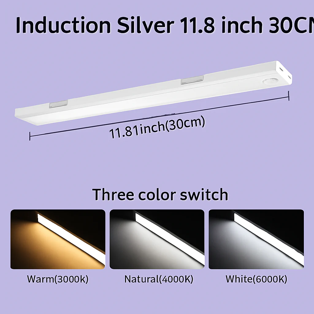 lampe à détecteur de mouvement led rechargeable sans fil - Image 8