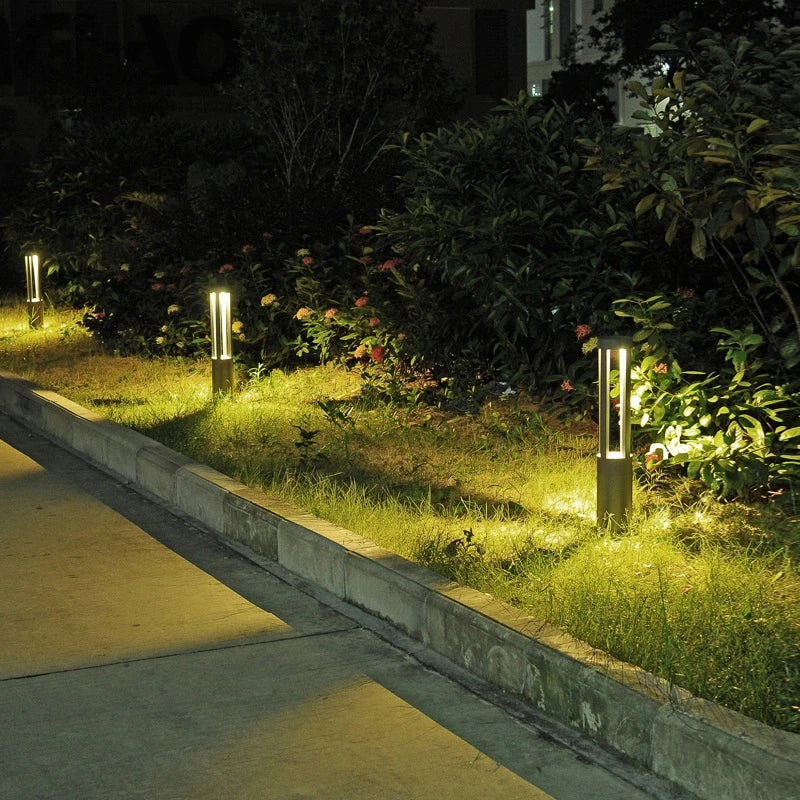 Lampe à gazon extérieure moderne en aluminium porche jardin étanche IP54 extérieur pelouse lumière cour pelouse paysage lumières pelouse lampe - Image 4