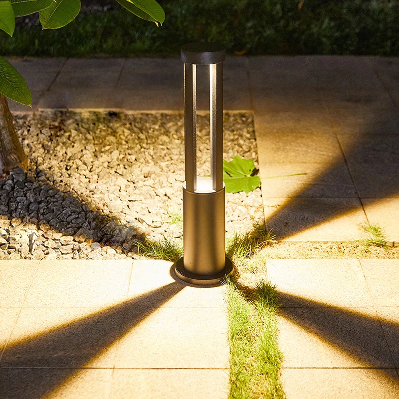 Lampe à gazon extérieure moderne en aluminium porche jardin étanche IP54 extérieur pelouse lumière cour pelouse paysage lumières pelouse lampe - Image 6