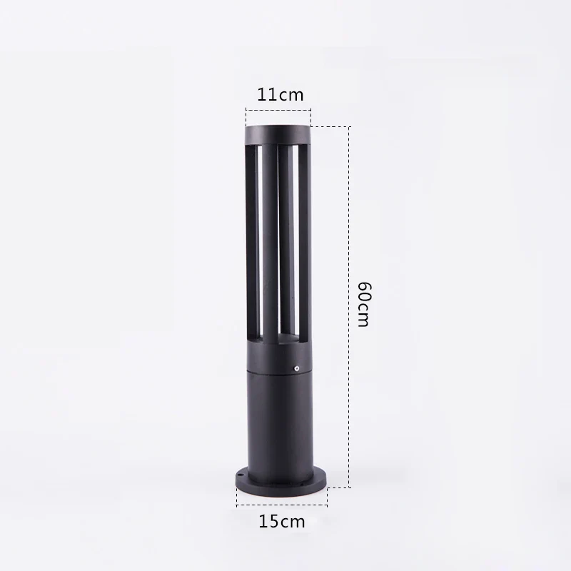 Lampe à gazon extérieure moderne en aluminium porche jardin étanche IP54 extérieur pelouse lumière cour pelouse paysage lumières pelouse lampe - Image 7