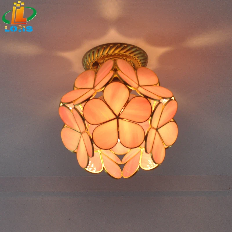 lampe à pétales en verre style nordique pour décoration intérieure - Image 3