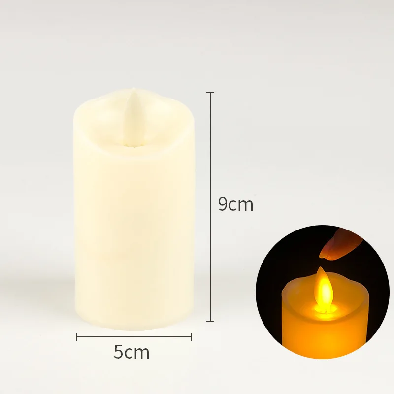 lampe à poser électrique avec bougies sans flamme pour décorations festives - Image 13