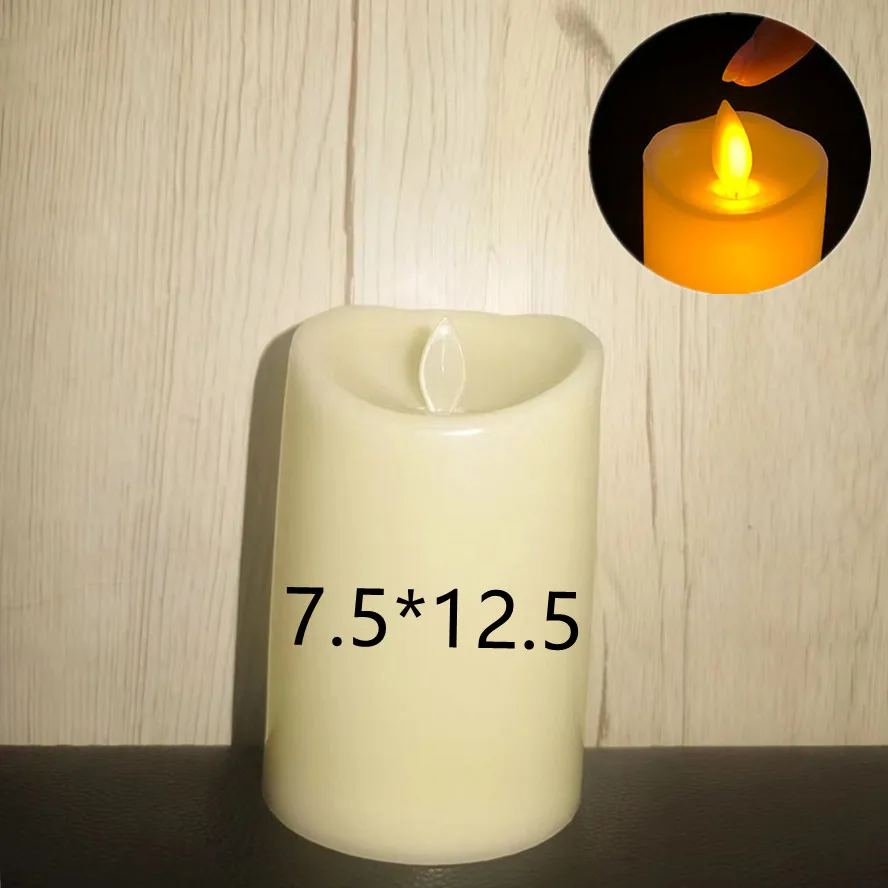lampe à poser électrique avec bougies sans flamme pour décorations festives - Image 14