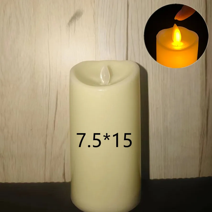 lampe à poser électrique avec bougies sans flamme pour décorations festives - Image 9