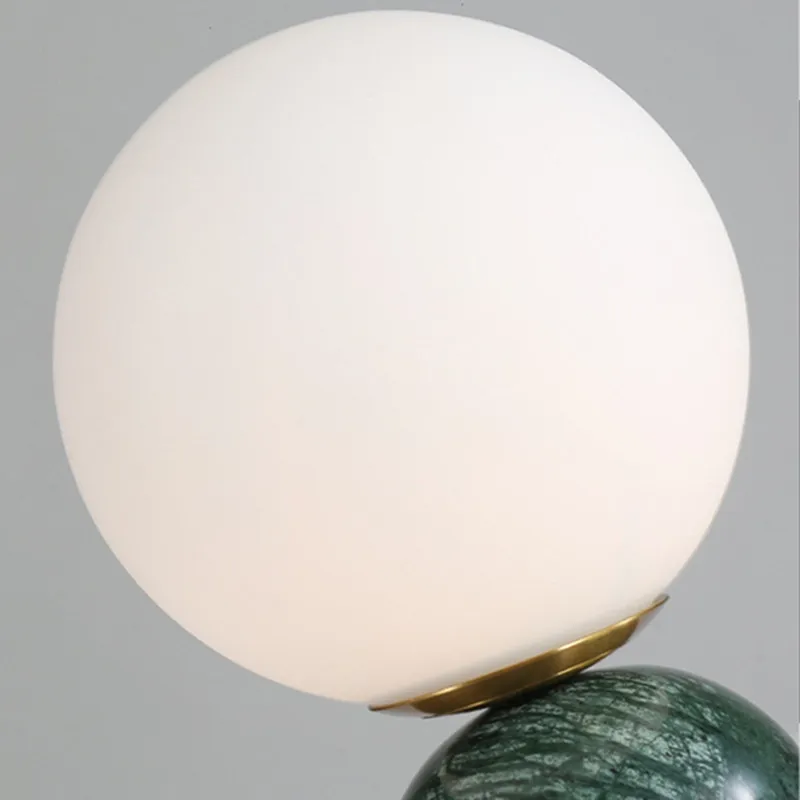 lampe à poser en marbre et verre pour intérieur élégant - Image 6