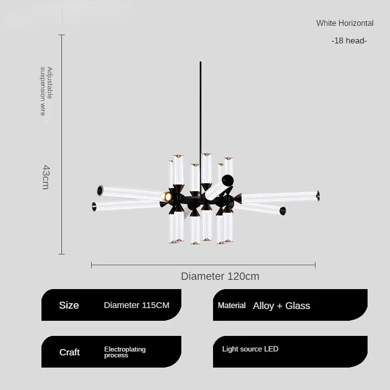 lampe à poser en verre design italien pour espaces modernes - Image 16