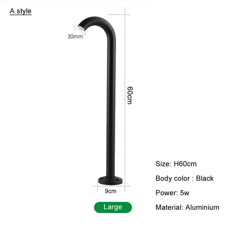 lampe à poser moderne en aluminium pour jardin extérieur étanche - Image 10
