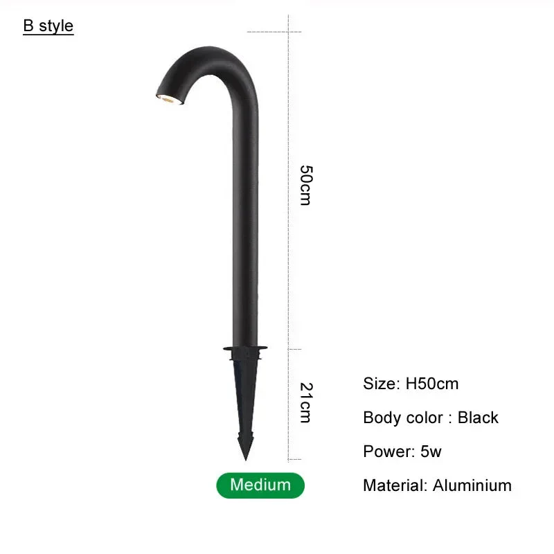 lampe à poser moderne en aluminium pour jardin extérieur étanche - Image 9