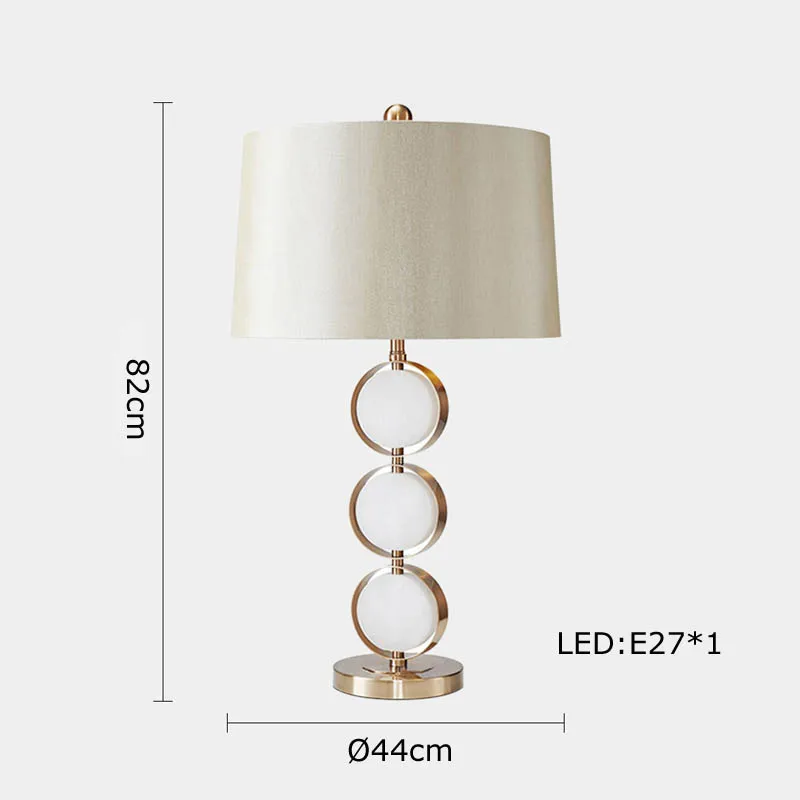 lampe à poser rétro en tissu marbré pour décoration intérieure - Image 12